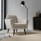 Natural Damask Woven Pattern Upholstery Fabric by The Yard - SKU: Dunbar Beige
